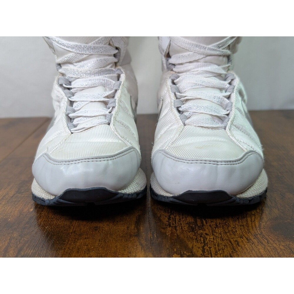 Nike Apres Ski Knee High Snow Boots White Silver 414950-100 Women's Size 7 - Picture 6 of 16
